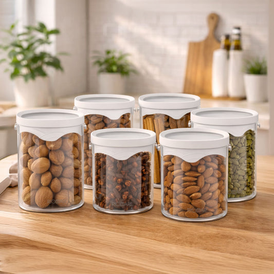 Borosilicate Glass Jar Set of 06 (450ml)