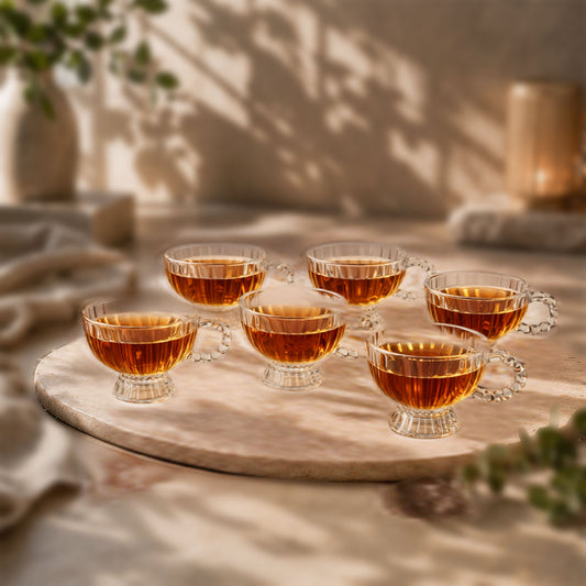 Strip Glass Cup Set of 6