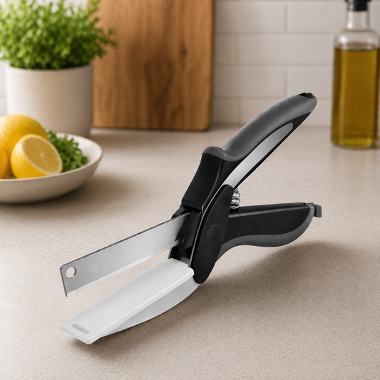 2-in-1 Knife Sharpener with Cutting Board