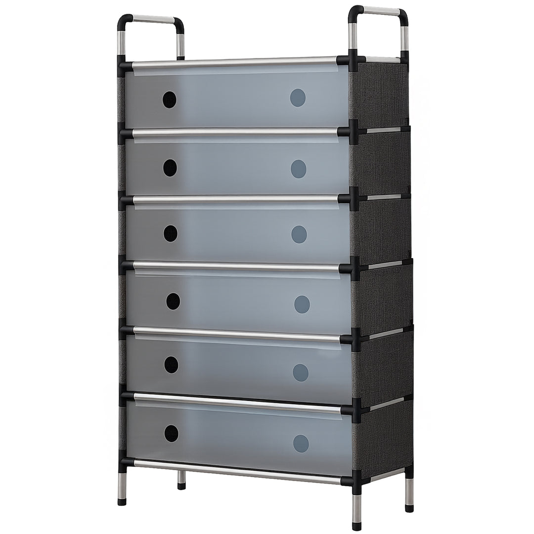 Rioware Shoe Rack (Transparent 6 Layer)