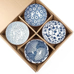 Load image into Gallery viewer, Rioware Ceramic Bowl, Set of 4 | Microwave &amp; Dishwasher Safe| Bowls for Snacks, Fruits, Salad, Desserts BPA &amp; Lead-Free Bowls, 250ml, Grey
