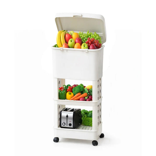 3 Tier Slim Storage Trolley