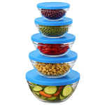 Load image into Gallery viewer, Stackable Glass Bowl Set of 5
