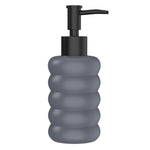 Load image into Gallery viewer, Rioware Outdoor Living Liquid Soap Dispenser, 300ml, Multipurpose Refillable Plastic Pump for Hand Wash, Dish Wash, Shampoo, Kitchen, Bathroom, and Household Use Pack of 1, Round Black
