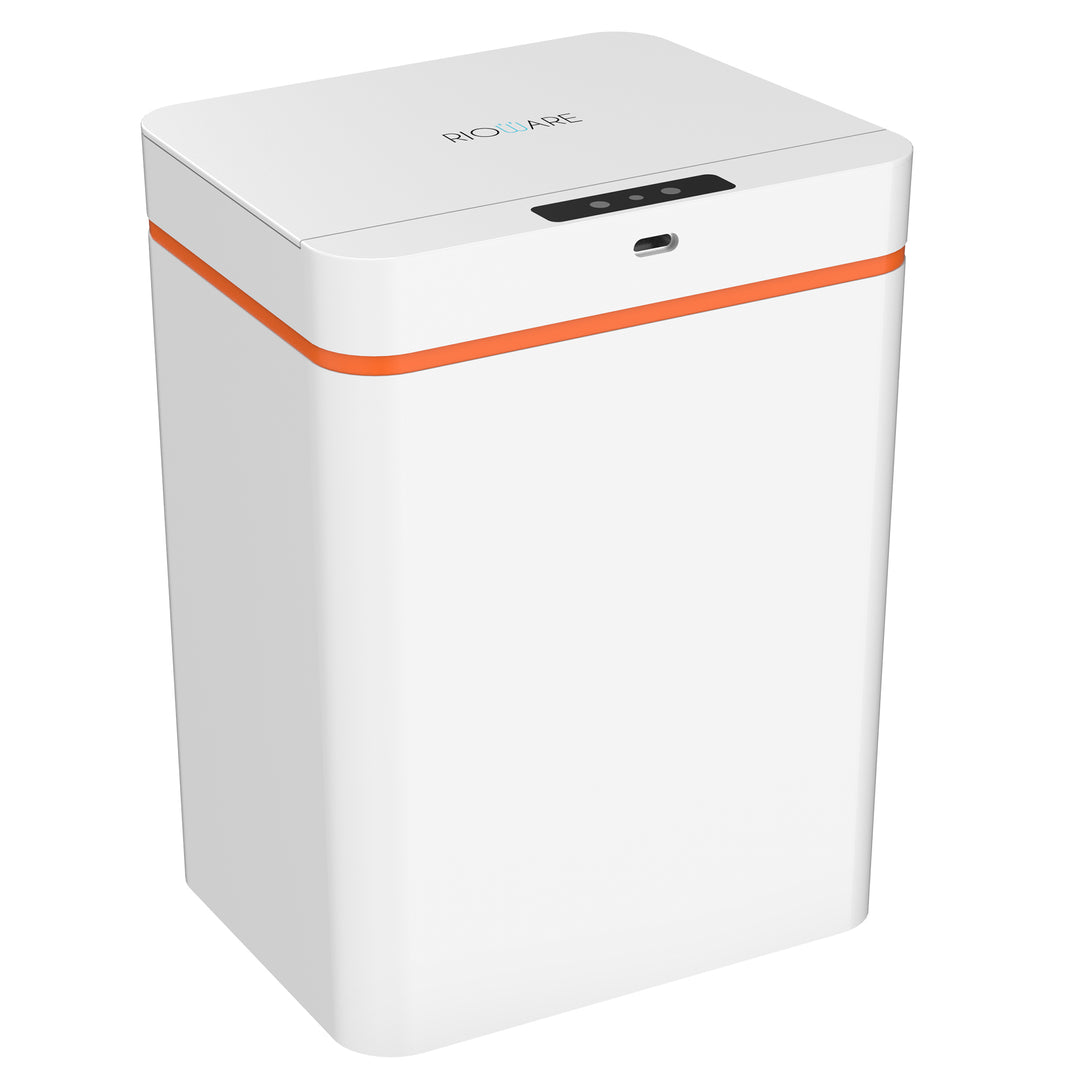 Rioware Smart Dustbin for Home - 13 L Hanging Waterproof Touchless Sensor Dustbin with Lid, Waste Bin Trash Can for Kitchen Cabinet, Bathroom, Battery Operated (Grey)