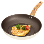 Load image into Gallery viewer, Rioware Aluminium Non-Stick Dosa Tawa | Granite Finish | Induction Base | PFOA Free | High Temperature Resistant Exterior Coating | 24 Cm | White
