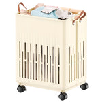 Load image into Gallery viewer, Rioware, Laundry Magic Mover Mini | Foldable Laundry Basket with Wheels &amp; Handles | Breathable Storage Organizer for Clothes, Toys &amp; Daily Essentials
