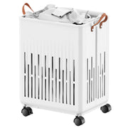 Laundry Magic Mover Foldable Laundry Basket With Wheels & Handles Extra Large