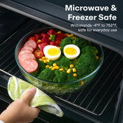 Stackable Glass Bowl Set of 5