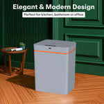 Load image into Gallery viewer, Rioware Smart Dustbin for Home - 13 L Hanging Waterproof Touchless Sensor Dustbin with Lid, Waste Bin Trash Can for Kitchen Cabinet, Bathroom, Battery Operated (Grey)
