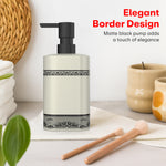 Load image into Gallery viewer, Rioware Outdoor Living Liquid Soap Dispenser, 300ml, Multipurpose Refillable Plastic Pump for Hand Wash, Dish Wash, Shampoo, Kitchen, Bathroom, and Household Use Pack of 1, Ivory White
