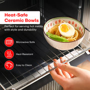 Ceramic Bowl Set Of 4 Dishwasher & Microwave Safe Bowl 250 ml