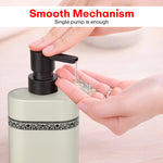 Load image into Gallery viewer, Rioware Outdoor Living Liquid Soap Dispenser, 300ml, Multipurpose Refillable Plastic Pump for Hand Wash, Dish Wash, Shampoo, Kitchen, Bathroom, and Household Use Pack of 1, Ivory White
