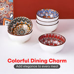 Load image into Gallery viewer, Rioware, Cream,250ML Ceramic Bowl Set of 4 Dishwasher &amp; Microwave Safe Bowl for Serving Snacks, Rice, Dal, Fruits, Salad | Perfect for Christmas Gift | New Year Gift &amp; Daily Use
