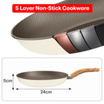 Load image into Gallery viewer, Rioware Aluminium Non-Stick Dosa Tawa | Granite Finish | Induction Base | PFOA Free | High Temperature Resistant Exterior Coating | 24 Cm | White
