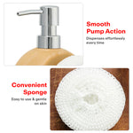 Load image into Gallery viewer, Rioware Outdoor Living Liquid Soap Dispenser, 300ml, Multipurpose Refillable Plastic Pump for Hand Wash, Dish Wash, Shampoo, Kitchen, Bathroom, and Household Use Pack of 1, Cream
