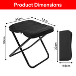 Load image into Gallery viewer, Rioware Folding Stool 110Kg, with Brown Color, Mini Outdoor Camping Stool, Portable Small,Lightweight Hunting Seat with Zippered Carrying Bag, Folding Slacker Chairs for Fishing Travelling Picnics
