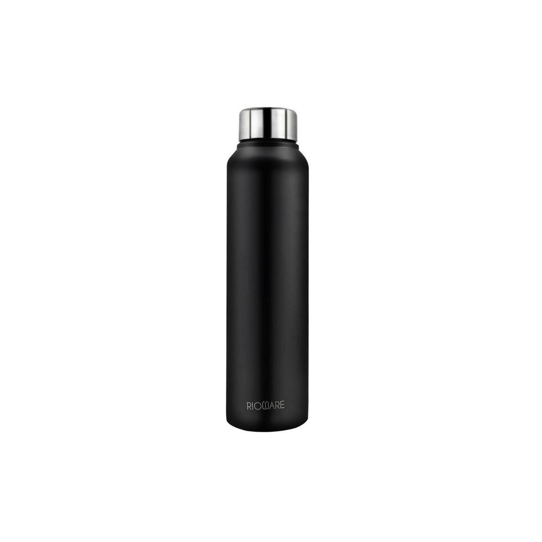 Stainless Steel 1-Litre Water Bottle - BPA-Free, Leak-Proof, Sipper Cap