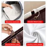 Load image into Gallery viewer, Rioware Bamboo laundry bag basket for clothes with lid toy storage organiser box foldable Square Home Organizer and Storage | Eco Friendly | Compact and Easy to carry Dark Brown
