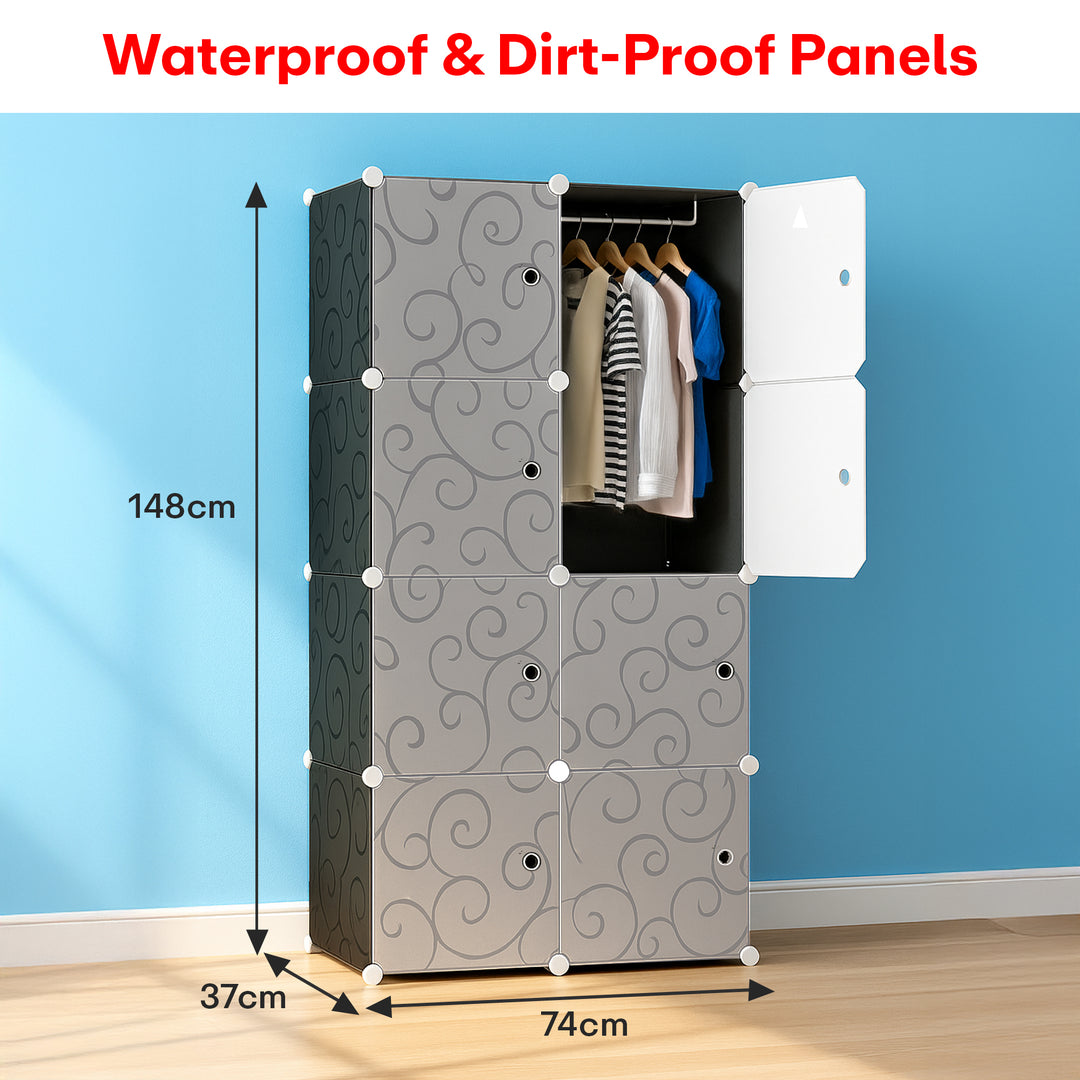 Wardrobe organizer 6 Shelves