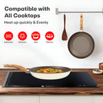 Load image into Gallery viewer, Rioware Aluminium Non-Stick Dosa Tawa | Granite Finish | Induction Base | PFOA Free | High Temperature Resistant Exterior Coating | 24 Cm | White
