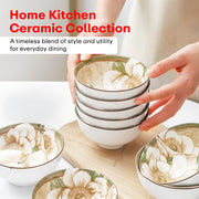 Ceramic Bowl Set Of 4 Dishwasher & Microwave Safe Bowl 250 ml