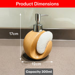 Load image into Gallery viewer, Rioware Outdoor Living Liquid Soap Dispenser, 300ml, Multipurpose Refillable Plastic Pump for Hand Wash, Dish Wash, Shampoo, Kitchen, Bathroom, and Household Use Pack of 1, Cream
