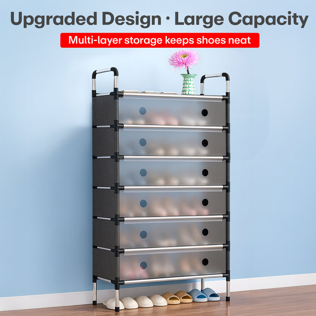 Rioware Shoe Rack (Transparent 6 Layer)