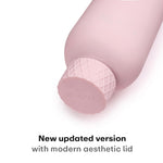 Load image into Gallery viewer, Luxury Insulated Stainless Rubber Coated Steel Water Bottle 24 Hours Hot and Cold - 750ml-Pink New Cap
