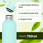 Load image into Gallery viewer, Stainless Steel Insulated Water Bottle - 24 Hours Hot and Cold - Leak-Proof, BPA-Free - 750ml Capacity - Ideal for School, Office, Gym, Sports, Travel
