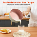 Load image into Gallery viewer, Rioware 20cm (3.1L) Granite Coating Sauce Pan | Nonstick Pan with Glass Lid &amp; Wooden Handle – Compact &amp; Durable | Cooking Pan for Soup, Noodles, Tea, Pasta &amp; Steamed Vegetables (White)
