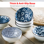 Load image into Gallery viewer, Rioware Ceramic Bowl, Set of 4 | Microwave &amp; Dishwasher Safe| Bowls for Snacks, Fruits, Salad, Desserts BPA &amp; Lead-Free Bowls, 250ml, Grey
