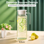 Load image into Gallery viewer, Striped Glass Jug 1000 Ml
