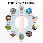 Load image into Gallery viewer, Luxury Insulated Stainless Rubber Coated Steel Water Bottle 24 Hours Hot and Cold - 750ml-Pink New Cap
