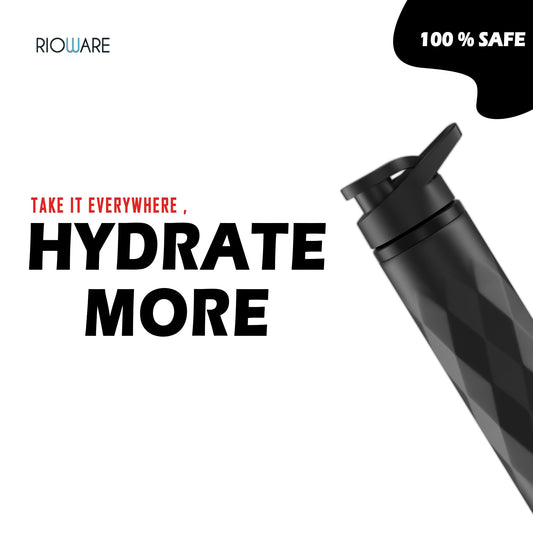 Stainless Steel 750ML Water Bottle - BPA-Free, Leak-Proof, Sipper Cap