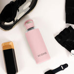 Load image into Gallery viewer, Rioware® Aquashot Borosilicate Glass Water Bottle with Silicon Sleeve (750ml) | Airtight lid | Leak Proof | Silicon Cap | Fridge Water Bottles for Home, Office &amp; Gym -Pack of 01(Black)
