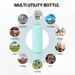 Load image into Gallery viewer, Luxury Insulated Stainless Rubber Coated Steel Water Bottle 24 Hours Hot and Cold - 750ml-Pink New Cap
