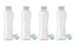Load image into Gallery viewer, Glass Water Bottle 1 Litre | Airtight lid | Leak Proof | Silicon Cap | Fridge Water Bottles for Home, Office &amp; Gym (Blue, Pack of 01)
