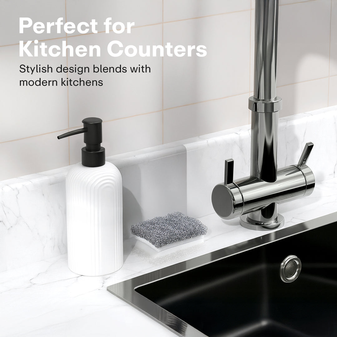 Striped Soap Dispenser