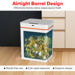 Load image into Gallery viewer, Rioware Smart Dustbin for Home - 13 L Hanging Waterproof Touchless Sensor Dustbin with Lid, Waste Bin Trash Can for Kitchen Cabinet, Bathroom, Battery Operated (Grey)
