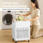 Load image into Gallery viewer, Rioware, Laundry Magic Mover Mini | Foldable Laundry Basket with Wheels &amp; Handles | Breathable Storage Organizer for Clothes, Toys &amp; Daily Essentials
