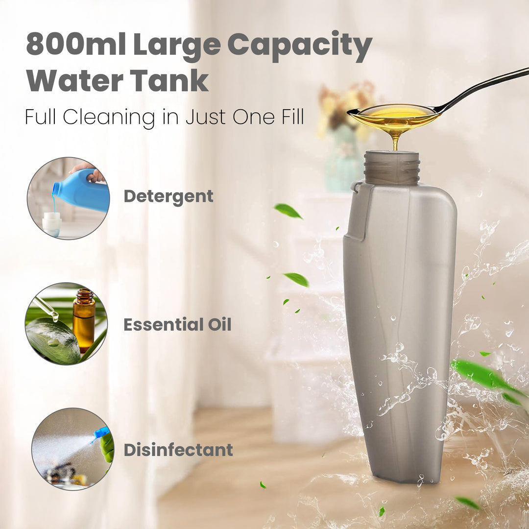 Rioware Delite Spray Mop for Dry and Wet Floor Cleaning with Washable Microfiber Pad - with 800ml Refillable Bottle for Wooden Floor, Hardwood, Marble, Laminate, Ceramic Tiles, and for Dust Cleaning