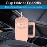 Load image into Gallery viewer, 1200 ML Stainless Steel Tumbler Hot and Cold with Handle and 2 Lid and 2 Straw with Silicone Sleeve, Double Insulated Cup 100% Leak Proof Mug Cupholder for Gym, Travelling
