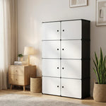 Load image into Gallery viewer, Wardrobe Organizer 8 Shelves Transparent