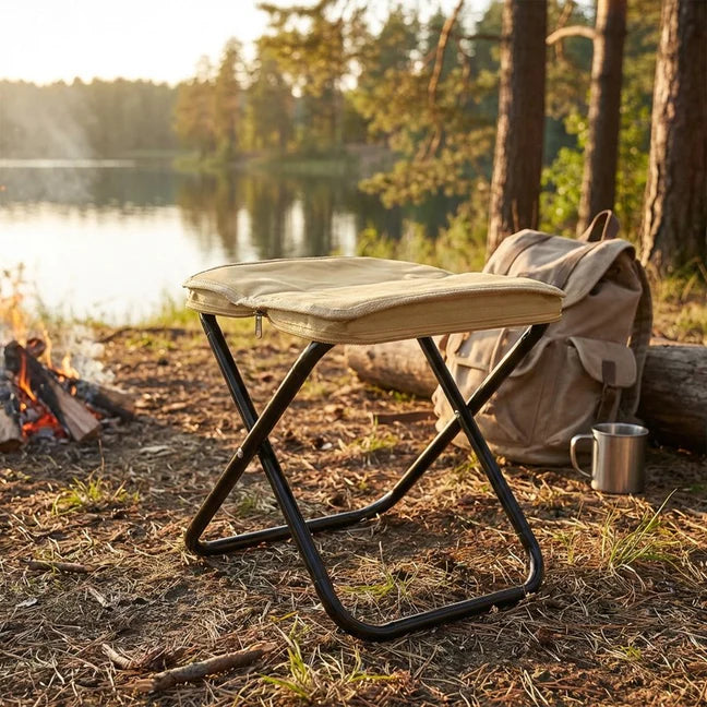 Foldable Chair In A Bag 110kg Brown