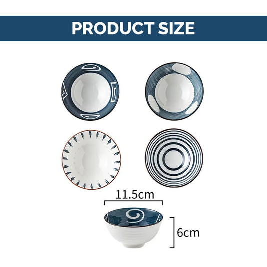 Latest Bowl Set of 4 with Chopsticks