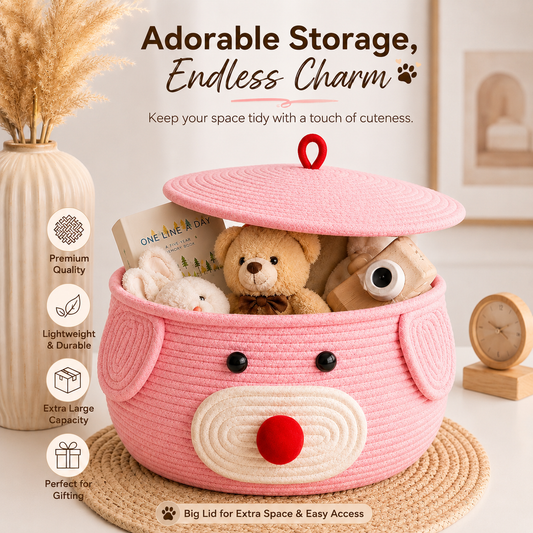 Cute Multipurpose Storage Basket