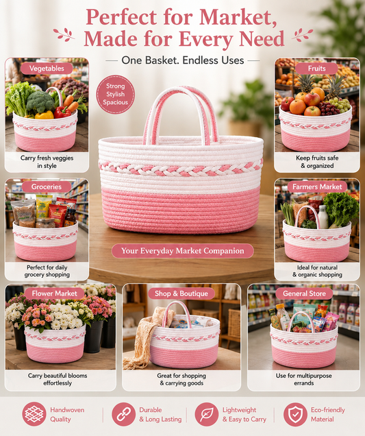 Eco-Friendly Multipurpose Storage Basket