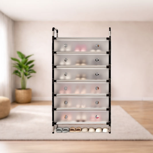 Rioware Shoe Rack (Transparent 6 Layer)
