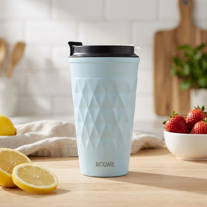 Premium Vacuum Insulated Travel Coffee Mug 350ml Keeps Coffee Hot For 8 Hours, Cold For 14 Hours